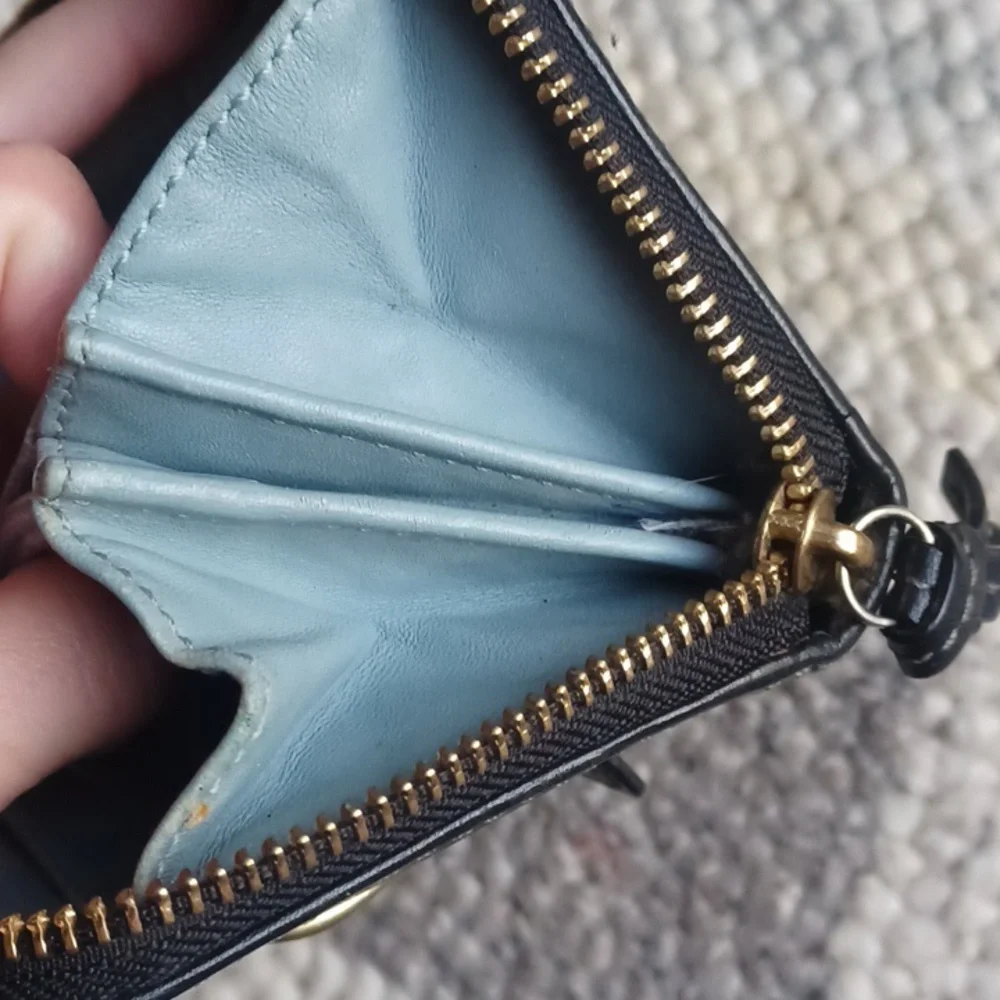 Coach leather wallet